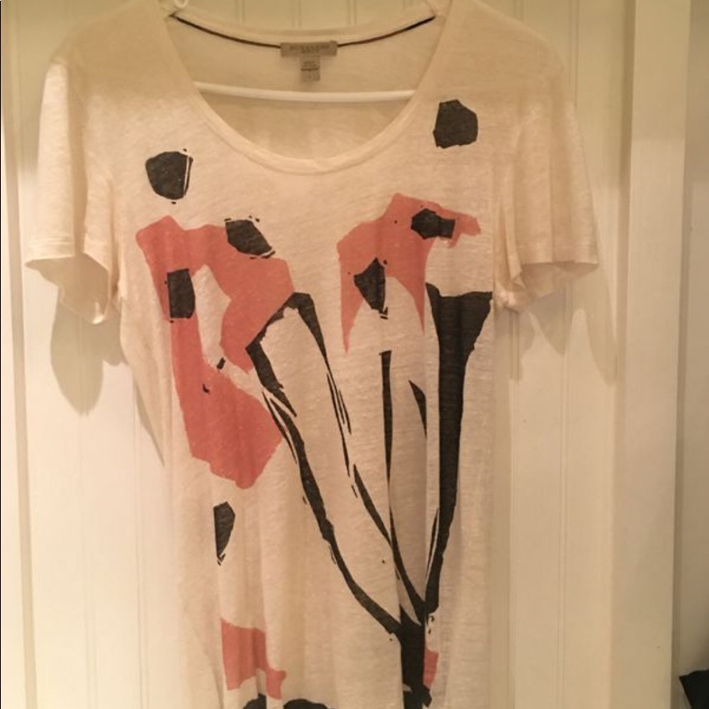 Burberry Graphic Linen T-shirt